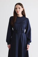 Belted Scuba Dress