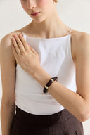 Bone Gold Detailed Bracelet