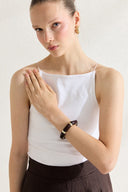Bone Gold Detailed Bracelet