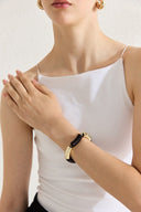 Bone Gold Detailed Bracelet