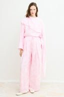Self-Patterned Shawl Collar Suit