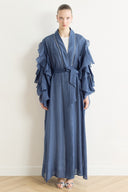 Ruffle-Sleeve Abaya