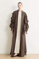 Kol Fırfırlı Abaya