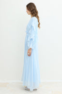 Ruffle Sleeve Lace Dress