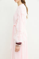 Ruffle Sleeve Lace Dress