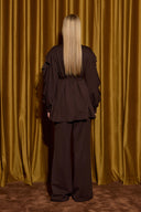 Ruffle-Sleeve and Collar Set
