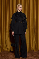 Ruffle-Sleeve and Collar Set