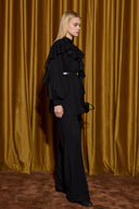 Ruffle-Sleeve and Collar Set