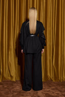 Ruffle-Sleeve and Collar Set