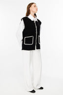 Contrast Stitch Vest