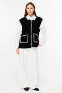 Contrast Stitch Vest