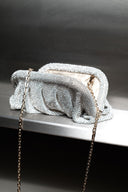 Kristal Taşlı Clutch Çanta