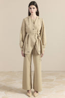 Double-Breasted Stone-Embellished Suit