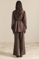 Double-Breasted Stone-Embellished Suit