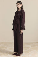 Double-Breasted Embellished Suit