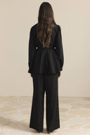 Double-Breasted Embellished Suit