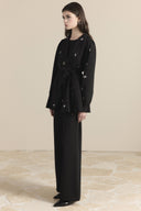 Double-Breasted Embellished Suit