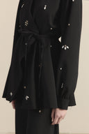 Double-Breasted Embellished Suit