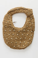 Small Beaded Straw Bag
