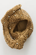 Small Beaded Straw Bag