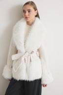 Furred Wool Coat