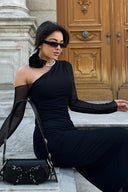 Ladivine Tulle Detail Dress