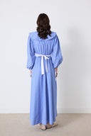 Lana Collar Buttoned Striped Dress