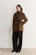 Liora Curly Wool Coat