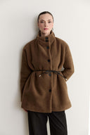 Liora Curly Wool Coat