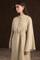 Lucy Lace-Up Collar Detail Dress