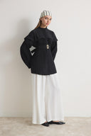 Lyra Pleated Buckle Shirt