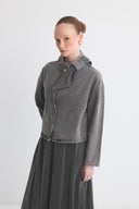 Mady Bow Detail Denim Jacket