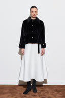 Maison Double-Cuff Cropped Jacket