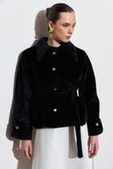 Maison Double-Cuff Cropped Jacket