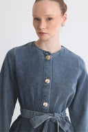 Maria Belted Denim Jacket
