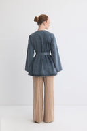 Maria Belted Denim Jacket