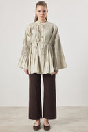 Martha Button-Down Shirt with Waist Tie