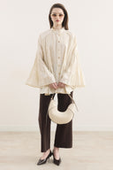 Martha Button-Down Shirt with Tie Waist