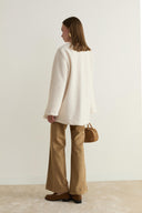 Mary Belted Goldfox Coat