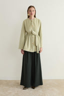 Mary Belted Goldfox Coat