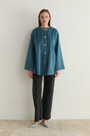 Mary Belted Goldfox Coat