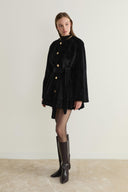 Mary Belted Goldfox Coat