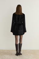 Mary Belted Goldfox Coat