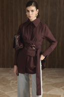 Maya Wide Belted Shirt