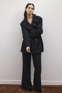 Meis Sim Striped Double-Breasted Suit