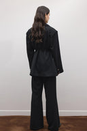 Meis Sim Striped Double-Breasted Suit