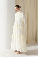 Meli Tiered Chiffon Dress