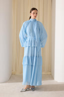 Meli Tiered Chiffon Dress