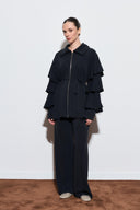 Meliya Basic Set with Ruffled Sleeves