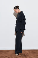 Meliya Basic Set with Ruffled Sleeves